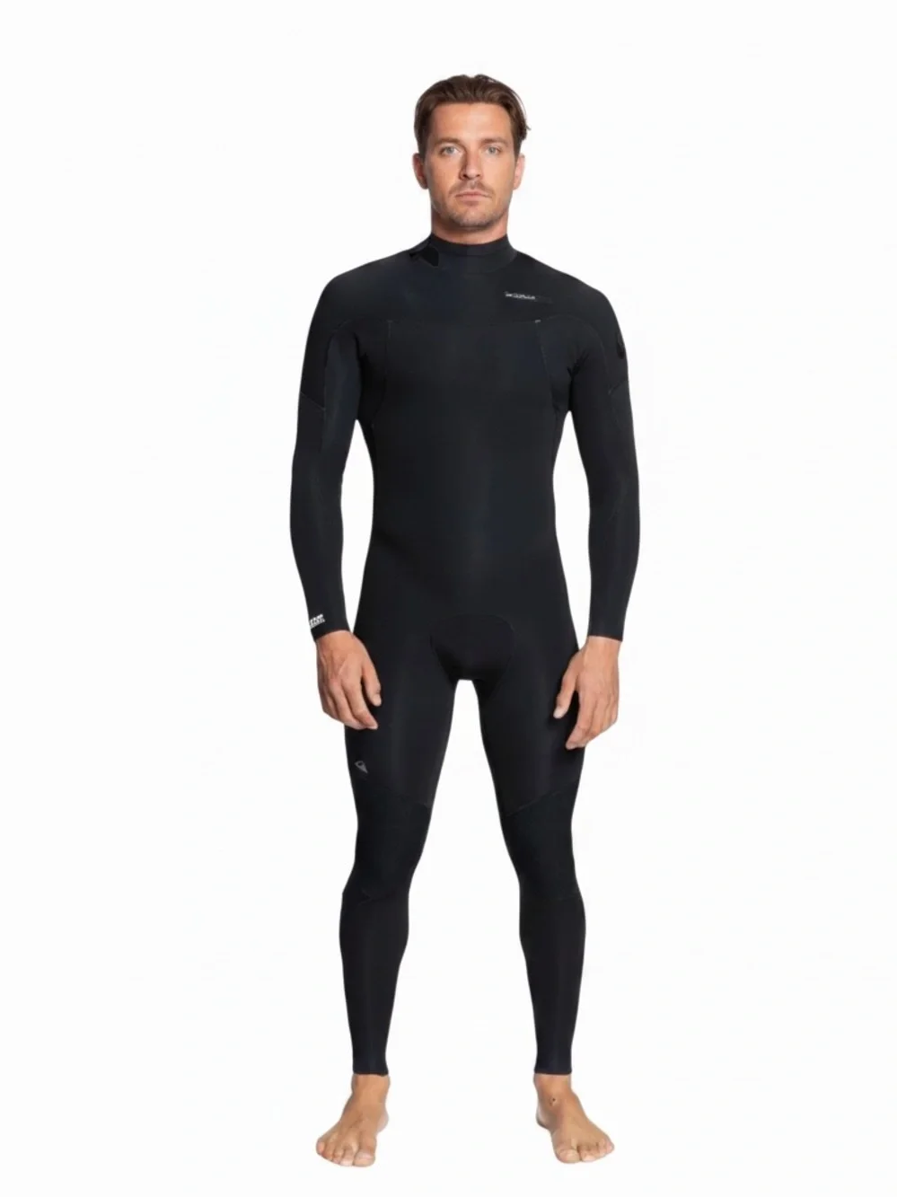 Quiksilver Everyday Sessions 5/4/3mm Back Zip Full Wetsuit Black Mens Size M NEW